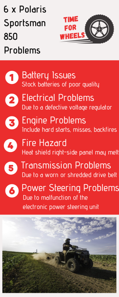 polaris sportsman 850 problems