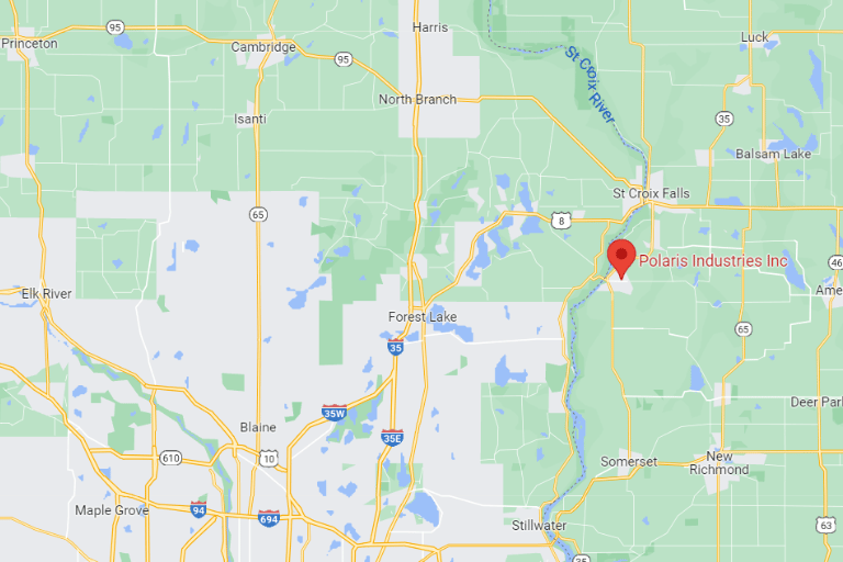 where is polaris made, google maps