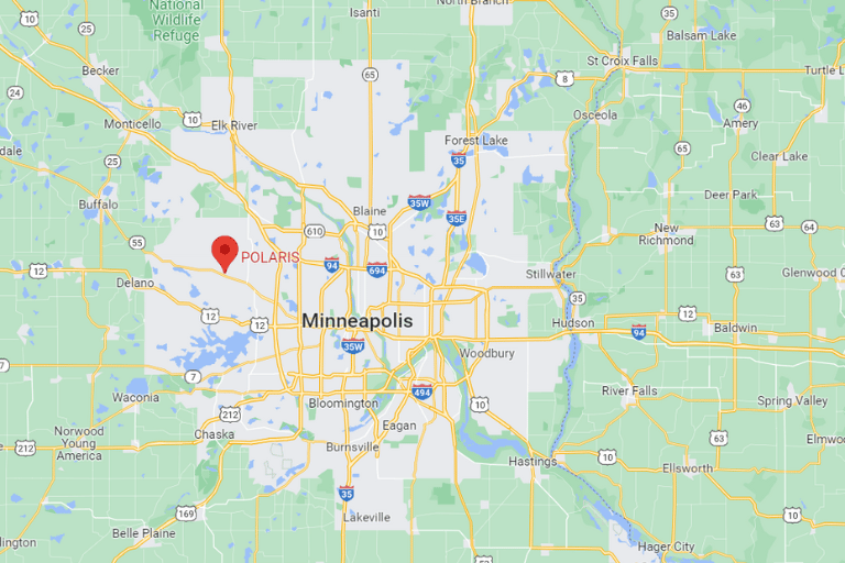 where is Polaris made. Polaris Head quarters, Google maps