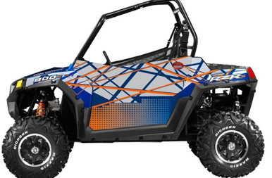 2013-polaris-rzr-s-800-blue-fire-orange-le-2 Seating and Comfort Features